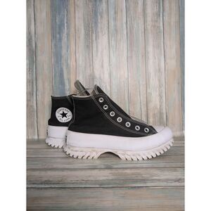 Black Converse Lugged 2.0 Chunky Platform Sneakers Size 7.5 Alt Grunge Y2K